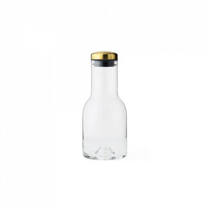 Sticla cu dop transparenta/maro alama 500 ml Hera Menu