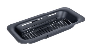 Strecuratoare pentru chiuveta neagra din plastic Milla Wenko