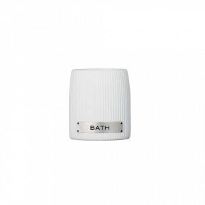 Suport alb din ceramica pentru periuta dinti 8,5x9,5 cm Mug Wenko