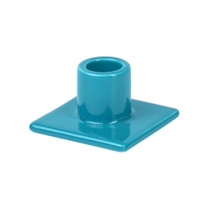 Suport lumanare albastru din ceramica 4 cm Blu Seletti