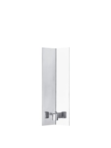 Suport lumanare argintiu din metal pentru perete 32 cm Eddy Ferm Living