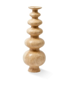Suport lumanare bej din marmura 50 cm Heritage Sphere Pols Potten