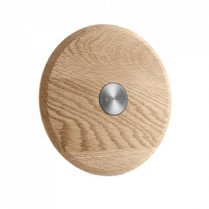 Suport magnetic pentru vase fierbinti maro din lemn si inox 18 cm Nordic Eva Solo