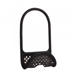Suport pentru burete de vase negru din plastic Caddy Umbra
