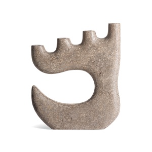 Suport pentru lumanare bej din marmura 39 cm Gael Vical Home