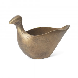 Suport pentru pixuri maro alama din metal Coot Ferm Living