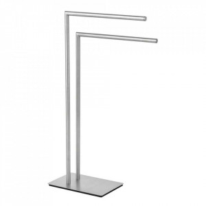 Suport prosoape argintiu din metal 48 cm Recco Aly Wenko