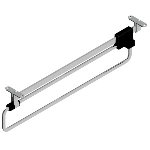 Suport umerase argintiu/negru din metal Silas Woood