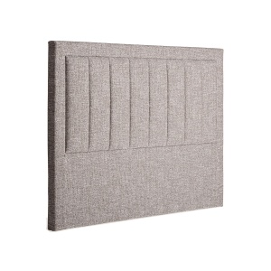 Tablie pat gri din textil 190 cm Ruenes Vical Home
