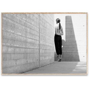 Tablou alb/negru cu rama din lemn JH 01 Paper Collective