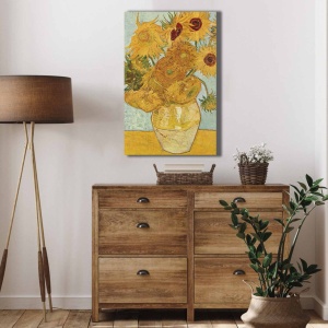 Tablou multicolor din fibre naturale 45x70 cm Sunflower The Home Collection