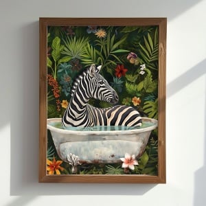 Tablou multicolor din lemn 35x47 cm AI180 The Home Collection