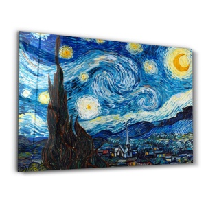 Tablou multicolor din sticla 46x72 cm OGLS-3063 The Home Collection