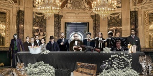 Tablou multicolor din sticla 80x160 cm Ball Ter Halle