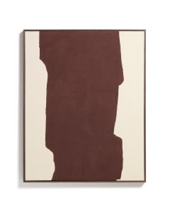 Tablou rosu burgund din lemn 80x100 cm Irden Kave Home