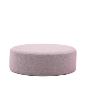 Taburet rotund mov din textil 120 cm Kaeli Kave Home