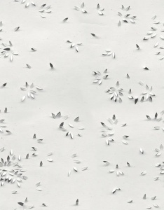 Tapet bej nisipiu din hartie Papercut Rebel Walls