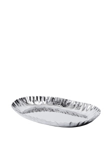 Tava decorativa argintie din metal 24x35 cm Tydra Ferm Living