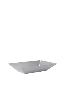 Tava dreptunghiulara argintie din metal 21x30 cm Press Ferm Living