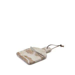 Tocator bej din marmura 15x23 cm Suka Kave Home