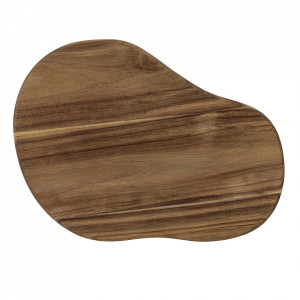 Tocator oval maro din lemn de salcam 25x33 cm Savin Creative Collection