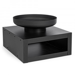 Vatra foc neagra din metal Efesto Serio Bizzotto