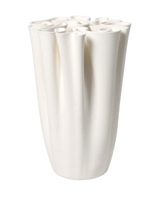 Vaza alb antic din ceramica 50 cm Dedali Ferm Living
