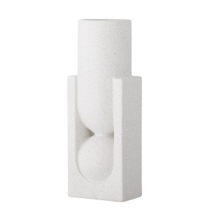Vaza alba din ceramica 34 cm Salome Bloomingville