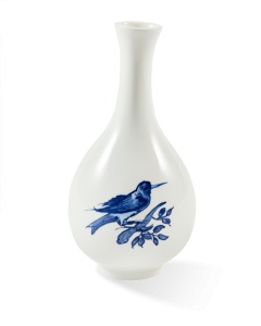 Vaza alba/portocalie din ceramica 17 cm Small Bird Pols Potten
