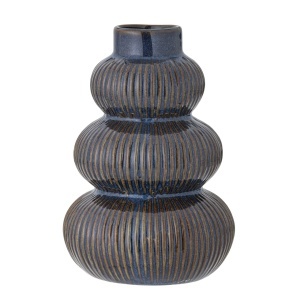 Vaza albastra din ceramica 20 cm Myrtle Bloomingville