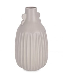Vaza decorativa bej din ceramica 33 cm Juzo Bizzotto