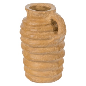 Vaza decorativa galben miere din hartie 25 cm Ture Woood