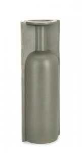 Vaza decorativa gri din ceramica 36 cm Izumo Bizzotto