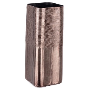 Vaza decorativa maro bronz din metal 32 cm Reel Bizzotto