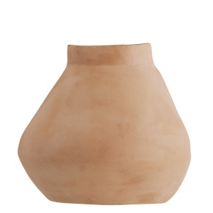 Vaza decorativa maro din ceramica 24 cm Riana Madam Stoltz