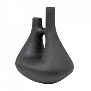 Vaza decorativa neagra din ceramica 30 cm Linked Versmissen