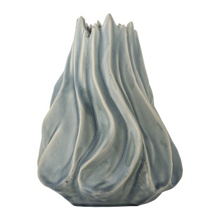 Vaza din ceramica albastra 18 cm Dilara Creative Collection