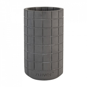 Vaza gri antracit din beton 26 cm Fajen Zuiver