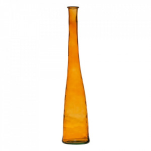 Vaza portocalie din sticla reciclata 100 cm Vegas Denzzo