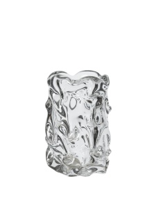 Vaza transparenta din sticla 18 cm Virelle Ferm Living