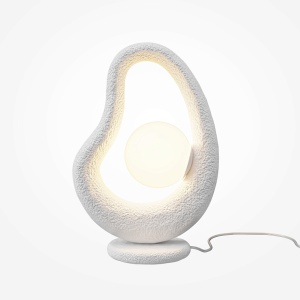 Veioza alba din metal 38 cm Opus Maytoni