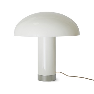 Veioza crem din plastic 49 cm Grand HKliving