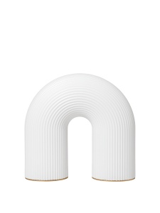 Veioza dimabila alba din fibre sintetice 25 cm Vuelta Ferm Living