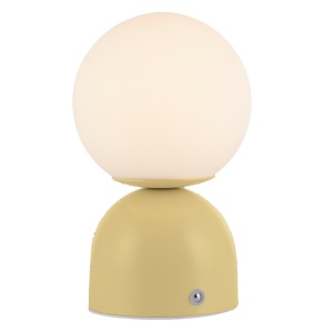 Veioza galbena din metal 21 cm Rudi Zuma Line