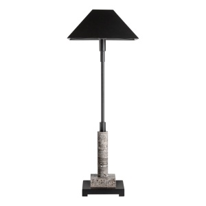Veioza gri/neagra din marmura 88 cm Tim Vical Home