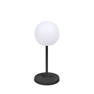 Veioza portabila alba/neagra din cu USB metal 40 cm Dinesh Kave Home
