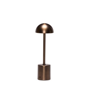 Veioza portabila maro alama inchis din metal 30 cm Taten Hubsch