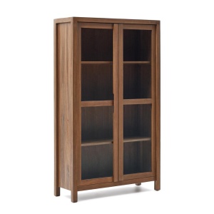 Vitrina din lemn maro 185 cm Sashi Kave Home