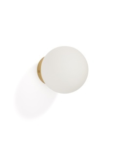 Aplica alba/aurie din metal Brisia 15 Kave Home