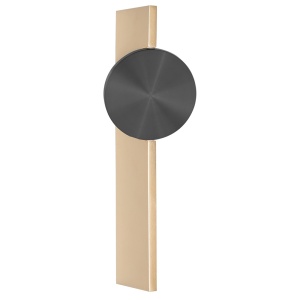Aplica neagra/aurie din metal Flux Zuma Line
